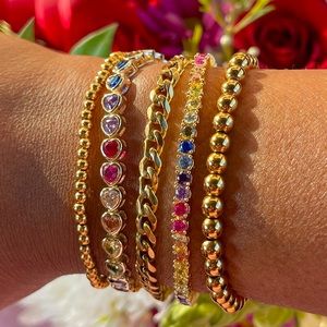 Multicolored Tennis Bracelet